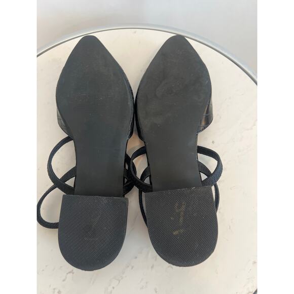 STEVE MADDEN DAID MULE CROCODILE EMBOSSED PATTERN LOW HEEL BLACK SIZE 7 1/2 - Picture 6 of 10